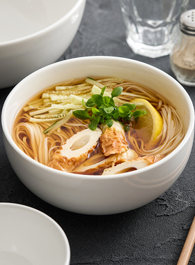 造器高级感精致白色简约乔迁家用2026新款大碗陶瓷沙拉碗面碗汤碗