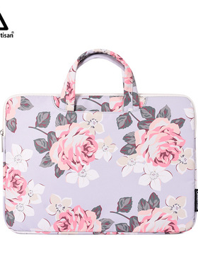 Laptop Bag For Macbook Air白玫瑰笔记本保护套手提两用内胆包Case