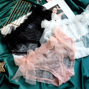 Cute Lolita Lace Girl Underwear Panties Women Brief Lingerie