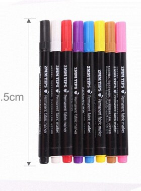 fengrise permanent marker pen paint fabric marking pens mult