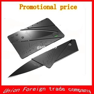 Credit Card Knife Folding Blade Pocket Mini Wallet Camping