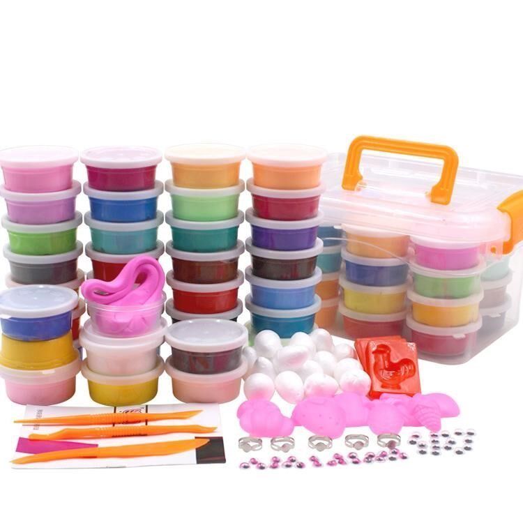 children play dough diy non-toxic 3 d lightweight clay橡皮泥