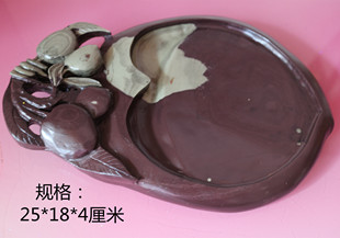 宁夏特产贺兰石砚台带盖摆件石砚手工石刻书房摆件文房四宝石砚