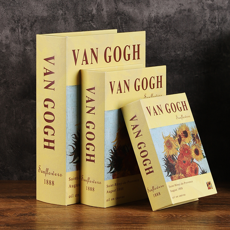 油画仿真书收纳摆件摄影拍摄道具