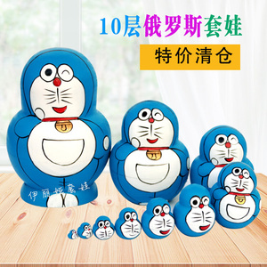 哆啦a梦机器猫益智俄罗斯套娃