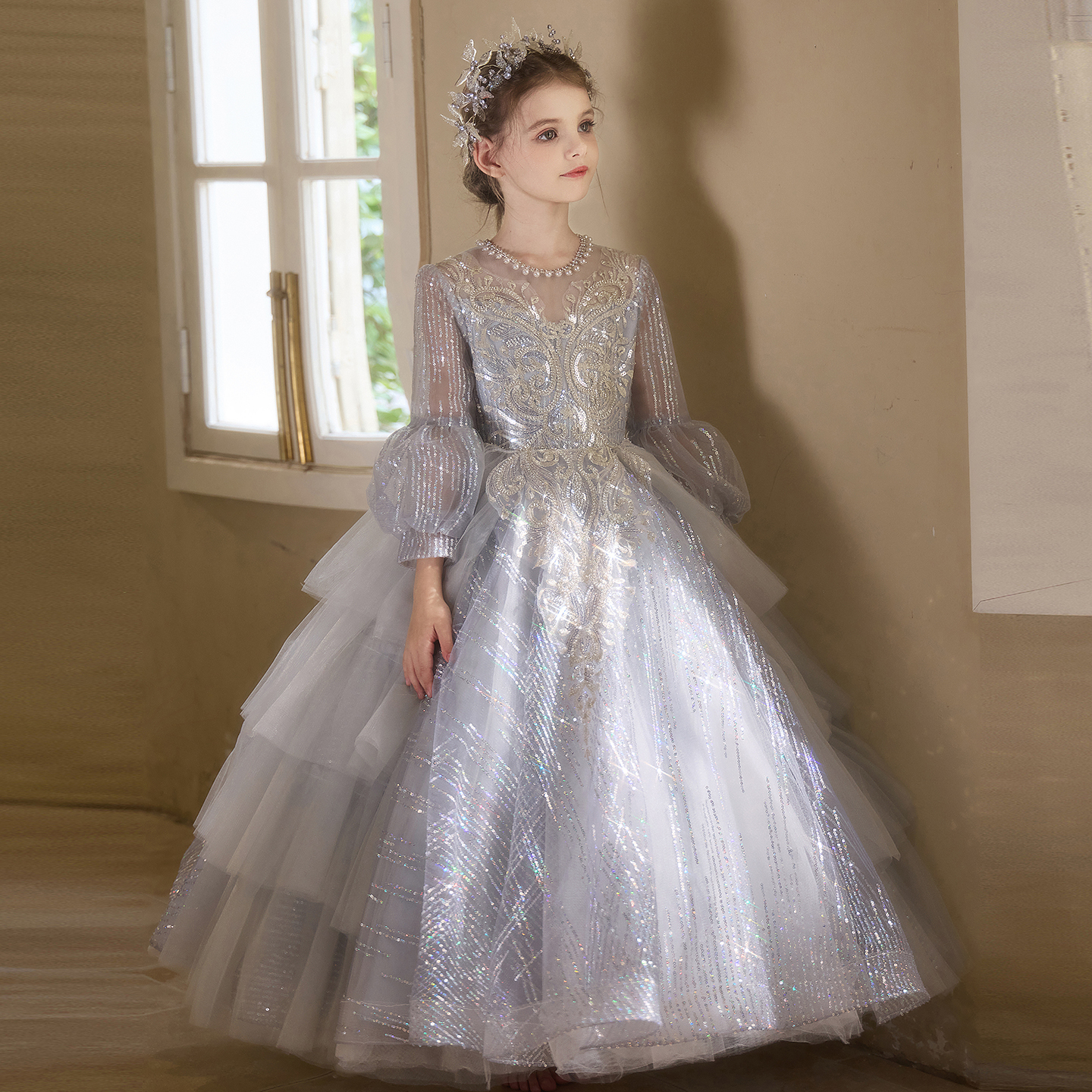 女童晚礼服轻奢小众高端儿童生日