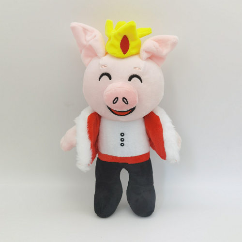 现货跨境新款Technoblade 1ft Plush Physical Front猪八戒玩偶