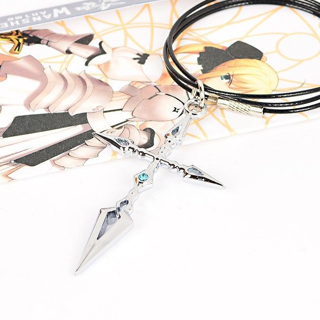 fate命运之夜项链 吾钥匙扣咒令挂件 动漫周边新品 漫域动漫