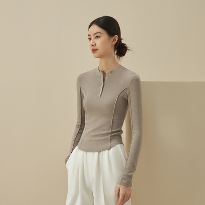 思篇女士长袖修身打底衫