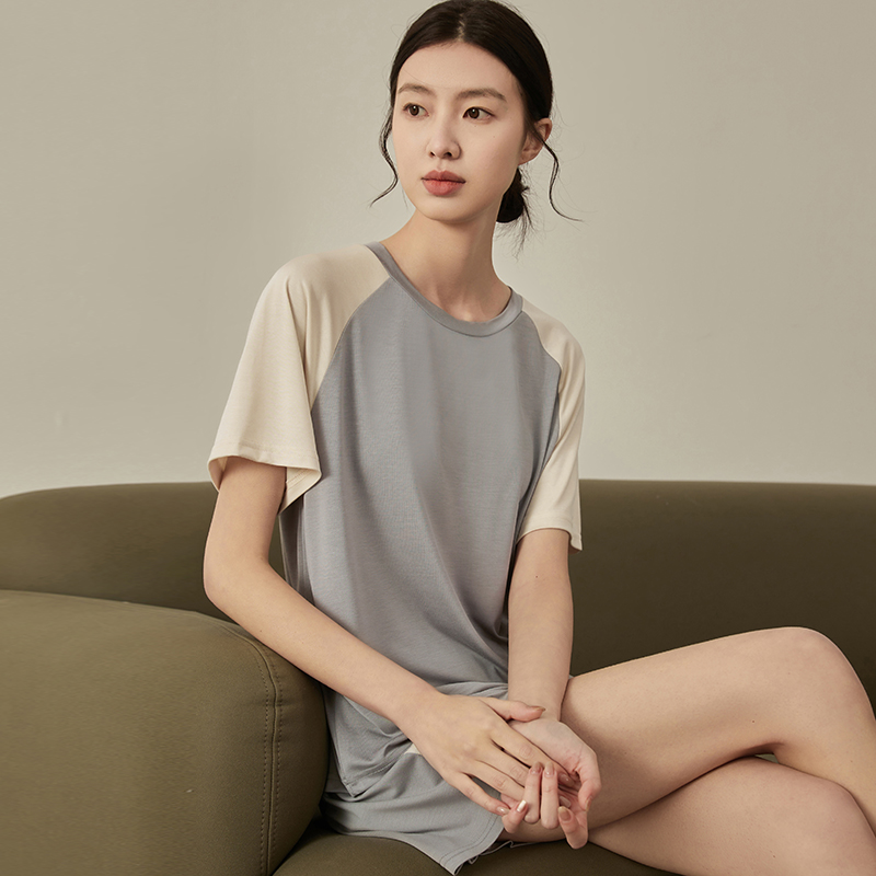思篇旗舰店铜氨丝家居服套装