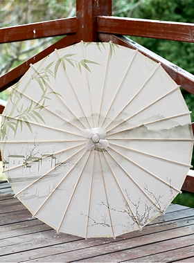 油纸伞古风道具古典舞水墨风舞蹈专用伞淡雅古装汉服拍照伞装饰伞