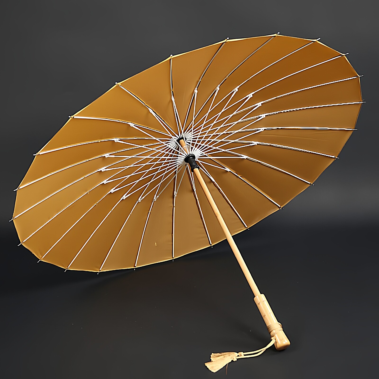仿油纸伞竹伞中国风晴雨两用遮阳
