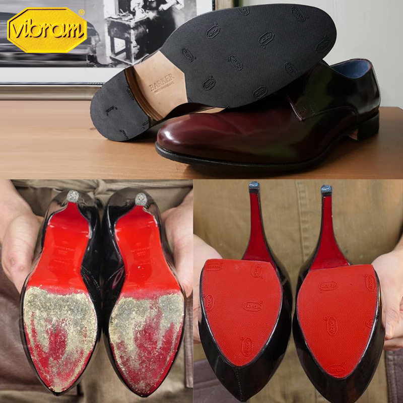 意大利Vibram02373点纹1.8mm防滑耐摩薄前掌修鞋鞋材鞋料耐磨贴