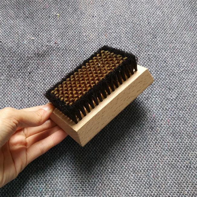 进口貂皮大衣刷 理绒刷子 翻毛鞋刷子 铜丝刷 皮草刷 纯铜刷鞋刷