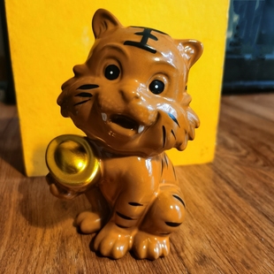 3D立体 老虎模具 元宝虎 大号 香薰石膏 滴胶 树脂 工艺品 水泥模