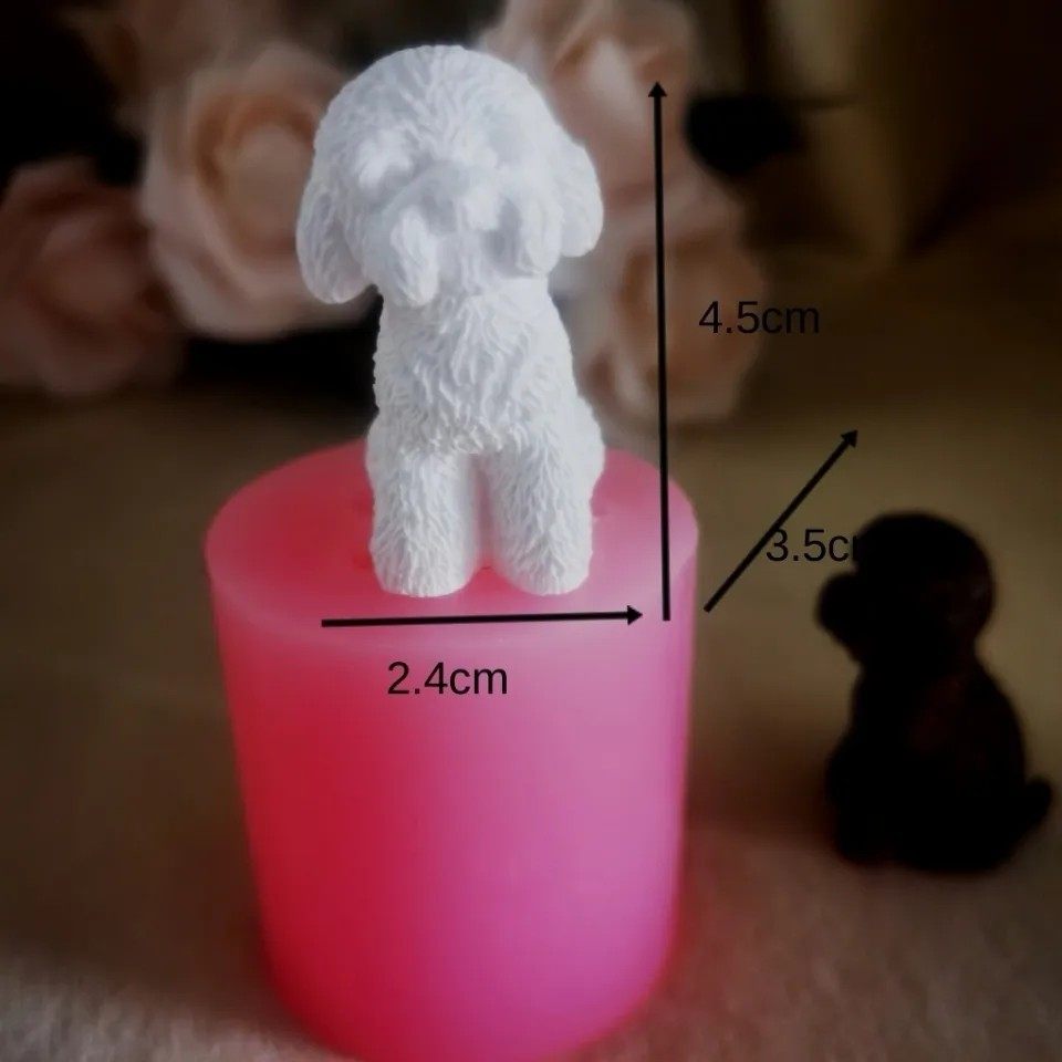 3D立体 小泰迪硅胶模具 巧克烘焙模具