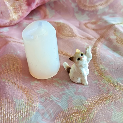 迷你猫模具 食品级硅胶模具 烘焙模具 树脂滴胶 模具
