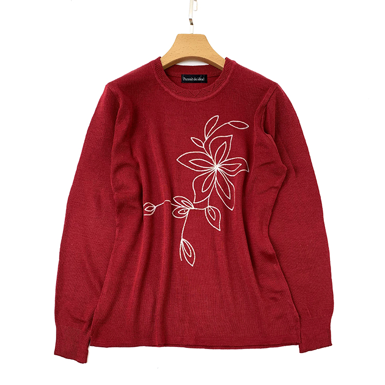 2022年羊毛衫通勤圆领