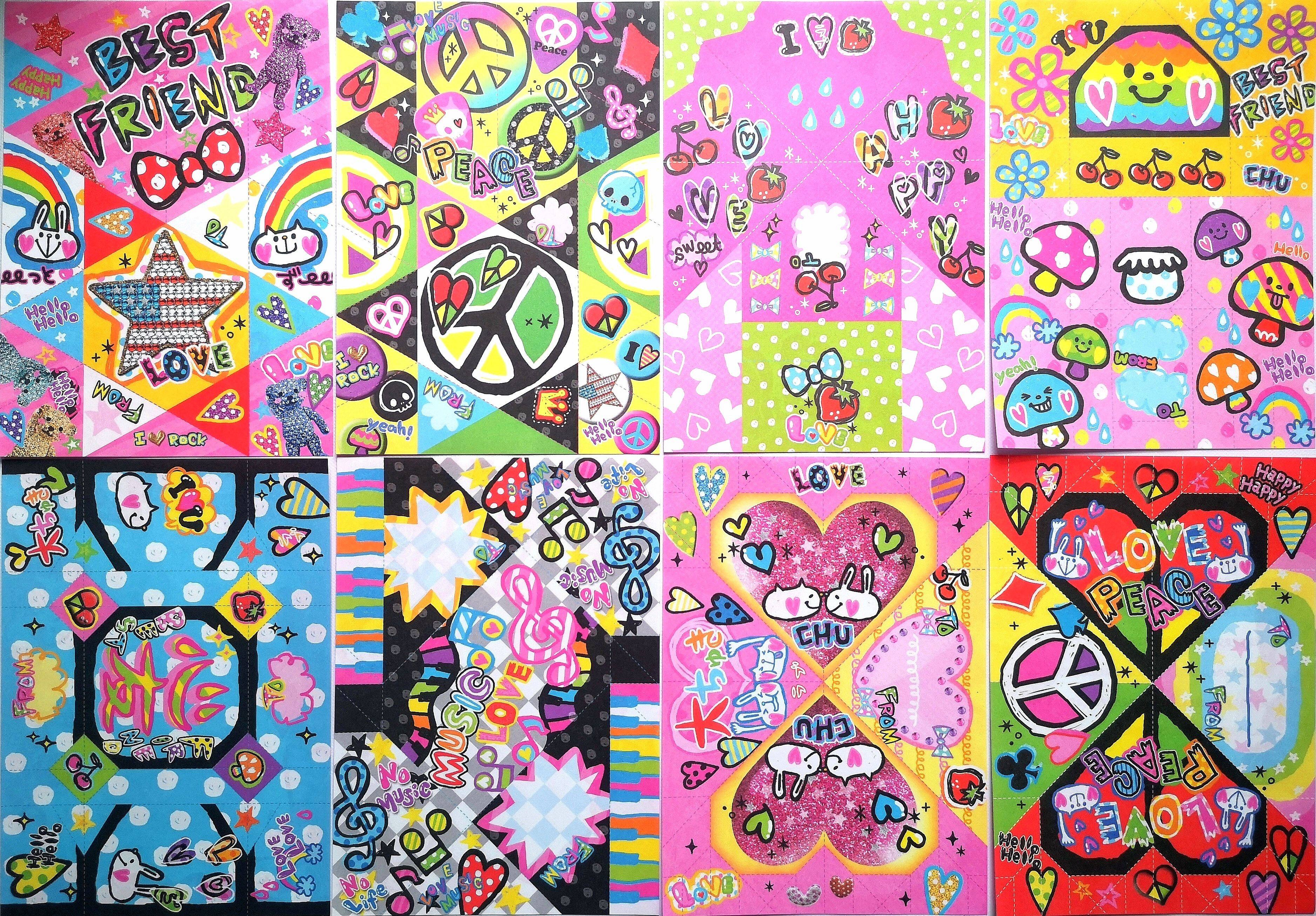 Japanese Y2k Gear Note Memo Pad - Discontinued Vintage Skull Heart Find! - Product image 3