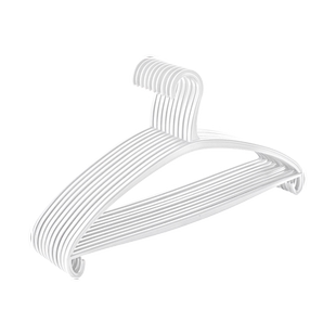 汇丰信佳 弧形无痕 塑料衣架衬衫衣挂撑子干湿防滑晾晒裤架41.5cm