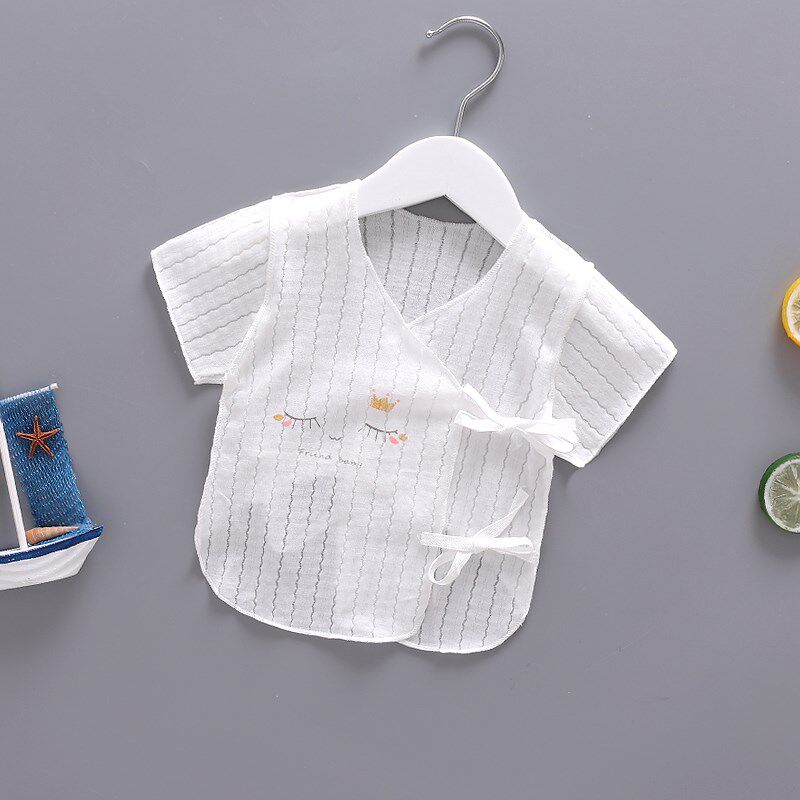 婴儿衣服夏天宝宝半背衣短袖薄款和尚服刚出生的儿纯棉半袖出生衣|ruв категории Детская одежда, детей белье, тепло. - от Buy2taobao.com для оказания профессиональной услуги покупки агента Taobao