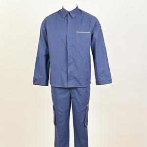 纯棉夏季南方电网工作服男薄款