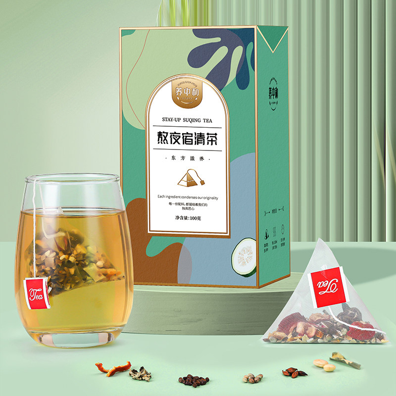 养中和熬夜宿清茶调理养身新茶节日送礼花草茶茶包小袋盒装100g在类目 茶, 代用/花草/水果/再加工茶, 代用/花草茶中 - 来自Buy2taobao.com提供专业的淘宝代购服务