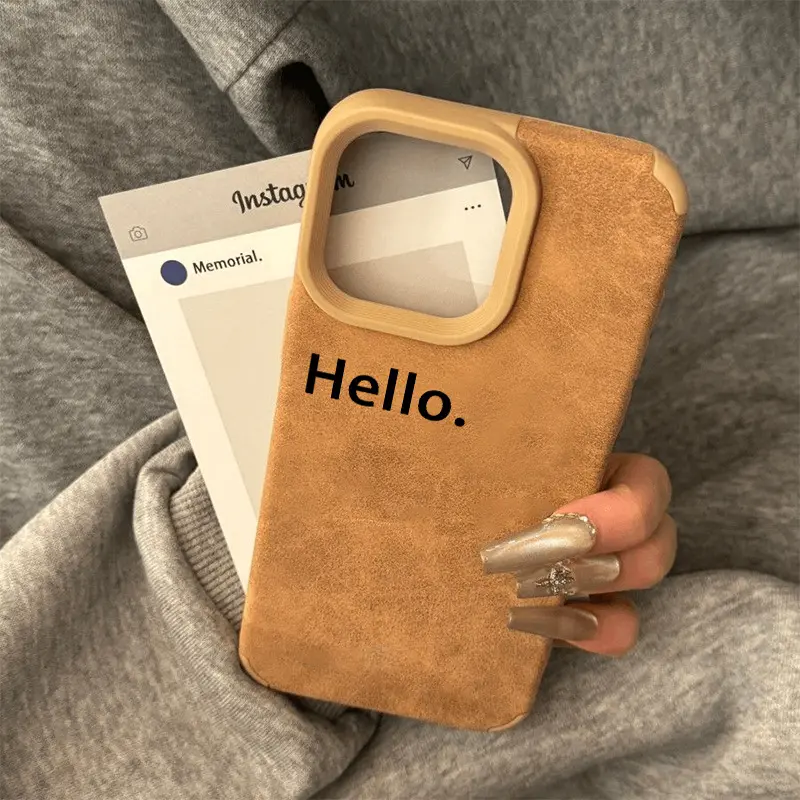 Hello英文字母适用苹果15promax手机壳iPhone14新款16pro潮牌13简