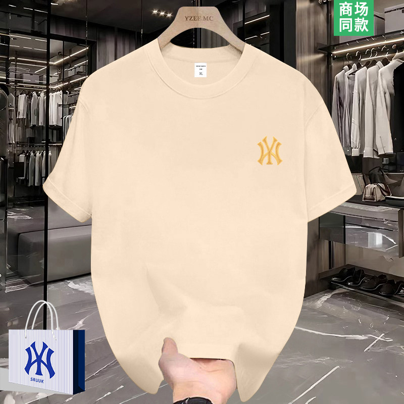【奥莱专区】正品推荐 | 品牌热销 | 刺绣圆领短袖t恤男士上衣服