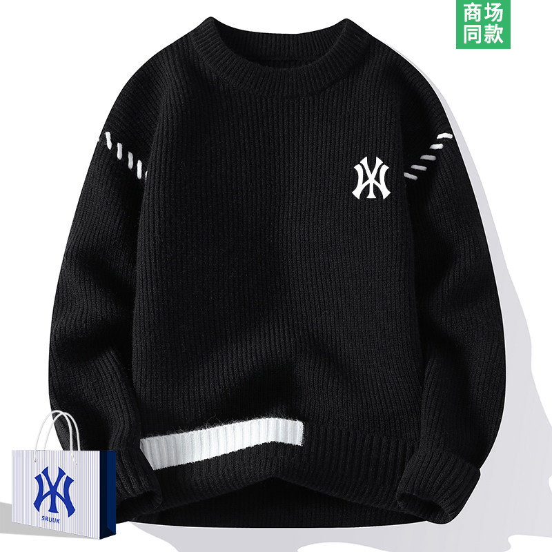 【奥莱专场】爆款好物 | 新品直降 | 撞色毛衣男士加绒保暖针织衫,男装,汉服,淘宝优惠券,粉丝福利购,淘宝优惠卷