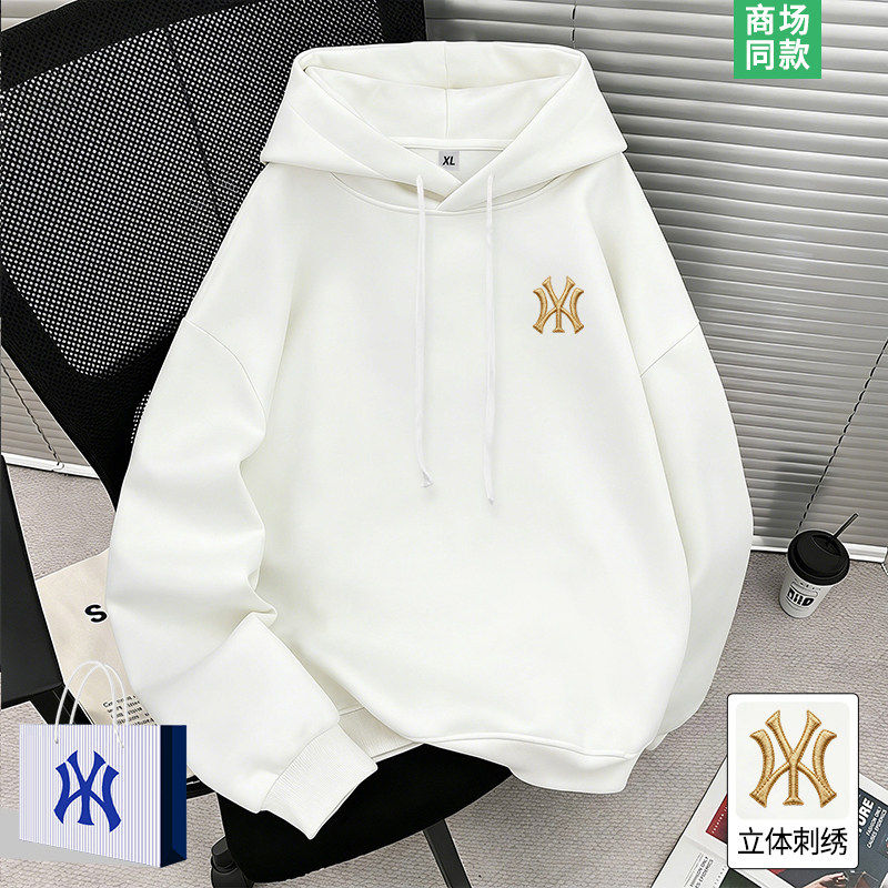 奥莱精品 | 秋冬严选 | 立体刺绣 | 连帽卫衣男款美式重磅套头衫