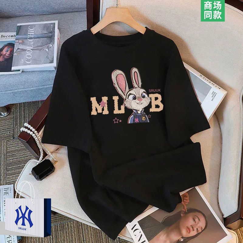 【专柜同款】重磅短袖t恤女款夏季2026新款小个子女生五分袖上衣