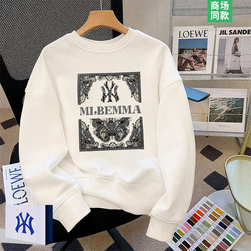 圆领卫衣男款美式潮牌套头衫