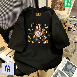 【专柜爆款】拉布布短袖t恤男士2026新款夏季青少年ins潮流上衣服