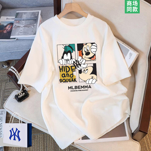 潮牌联名 特惠专区 夏季 新款 t恤男士 米老鼠短袖 品牌热销