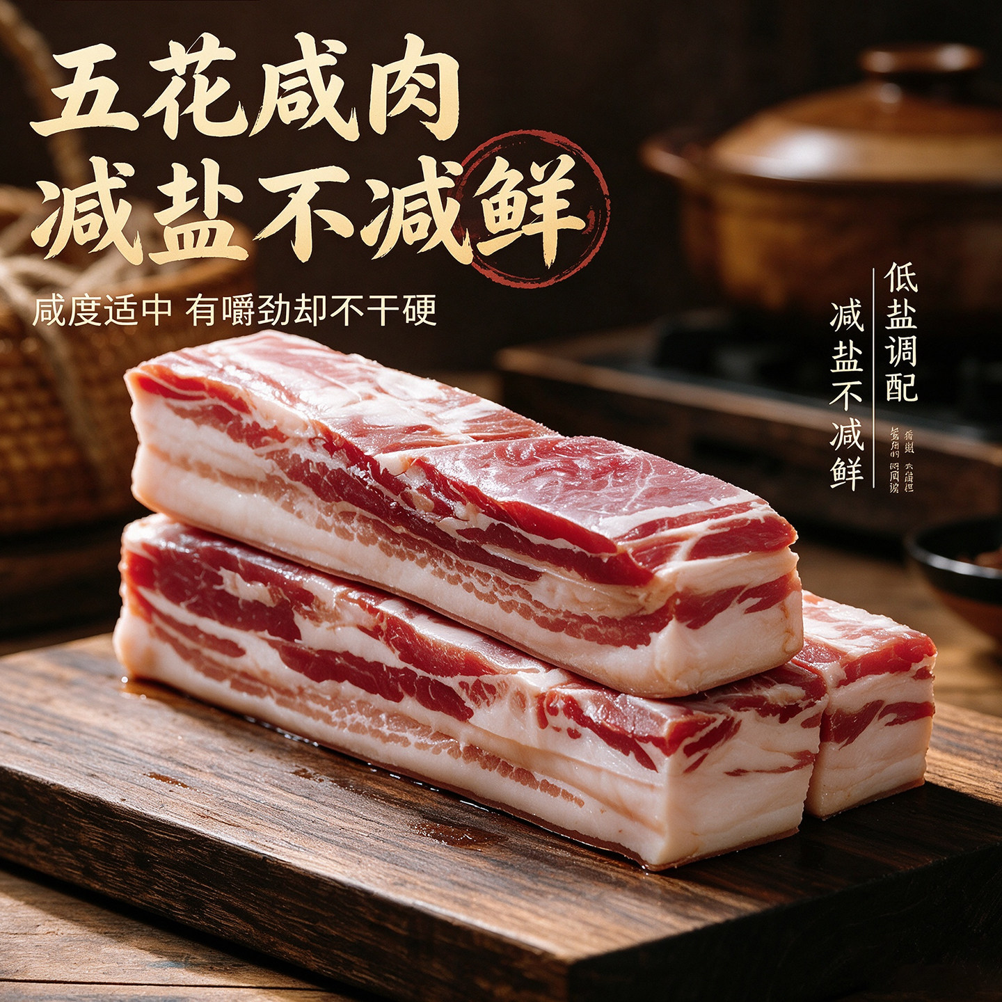 金华火腿咸肉五花肉南风肉刀板香风干特色腊味腌笃鲜农家腊肉