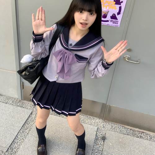 水手服jk制服裙日系学院风长袖