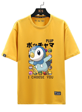 波加曼神奇宝贝联名七世代御三家衣服短袖
