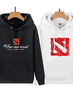 刀塔DOTA2周边男女卫衣吃饭睡觉打刀塔DKTI5战队服影魔游戏对战jl