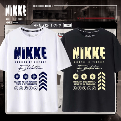 nikke胜利女神周边短袖T恤男女夏