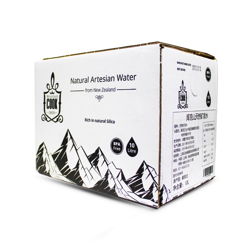 库克山天然矿泉水箱山泉水矿物质