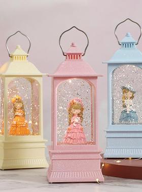 可爱公主飘雪音乐盒心女孩子生日礼物少儿小孩八音盒魔盒女童
