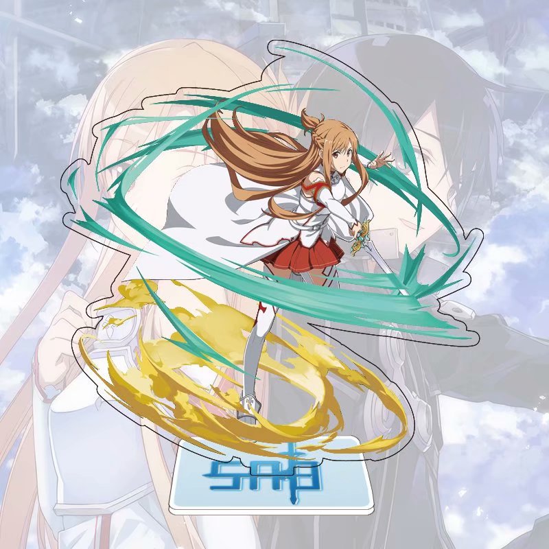 动漫周边刀剑神域结城明日奈立牌桐谷和人朝田诗乃亚克力桌面摆件