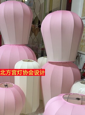 地插孔明灯笼天幕灯笼水上小溪湖畔户外防水古风民宿悬挂灯笼定制