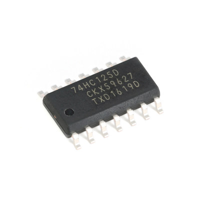 原装正品74HC125D,653 SOIC-14 三态输出的四路缓冲器/线路驱动器