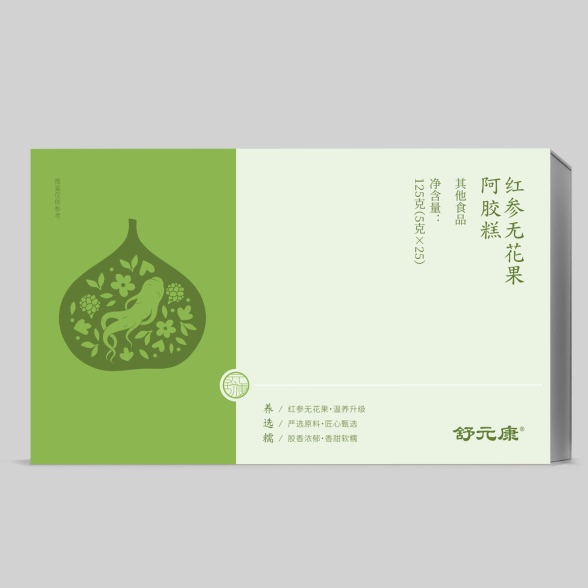 【补雌黄体酮】红参无花果阿胶糕