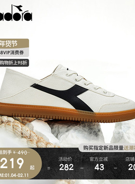 diadora迪亚多纳男女板鞋懒人鞋一脚蹬帆布休闲鞋Saunter slipon