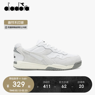 diadora迪亚多纳男女舒适低帮复古撞色网球面包鞋休闲鞋WINNER SL