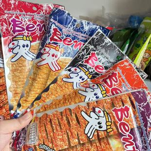 泰国711原装 零食bento鱿鱼丝拌多乐超味鱿鱼干鱼片香辣甜辣 代购