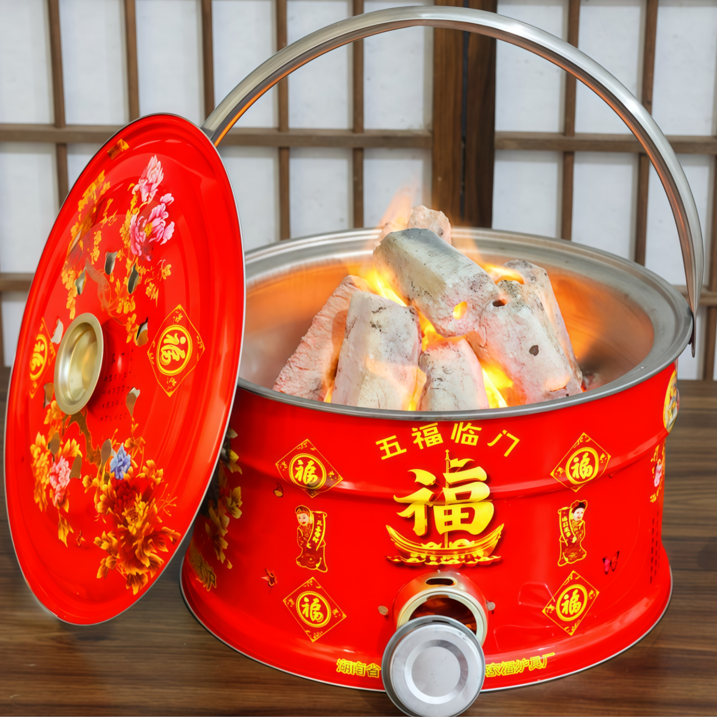 木炭烤火盆乔迁新居专用火盆搬新家进火炉家用取暖炉烤火炉碳火盆,户外/登山/野营/旅行用品,取暖炉,淘宝优惠券,粉丝福利购,淘宝优惠卷